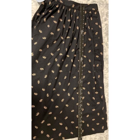 Hill House Home The Krista Skirt, Autumn Paisley Black Jacquard, XS, NWT - Picture 15 of 15